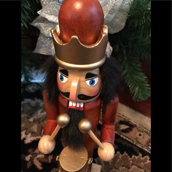 🆕 Nutcracker Wooden 15” Drummer - Picture 6 of 8